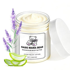 OASIS MAMA BEAR front packaging showing jar and label, clear product identification and benefit