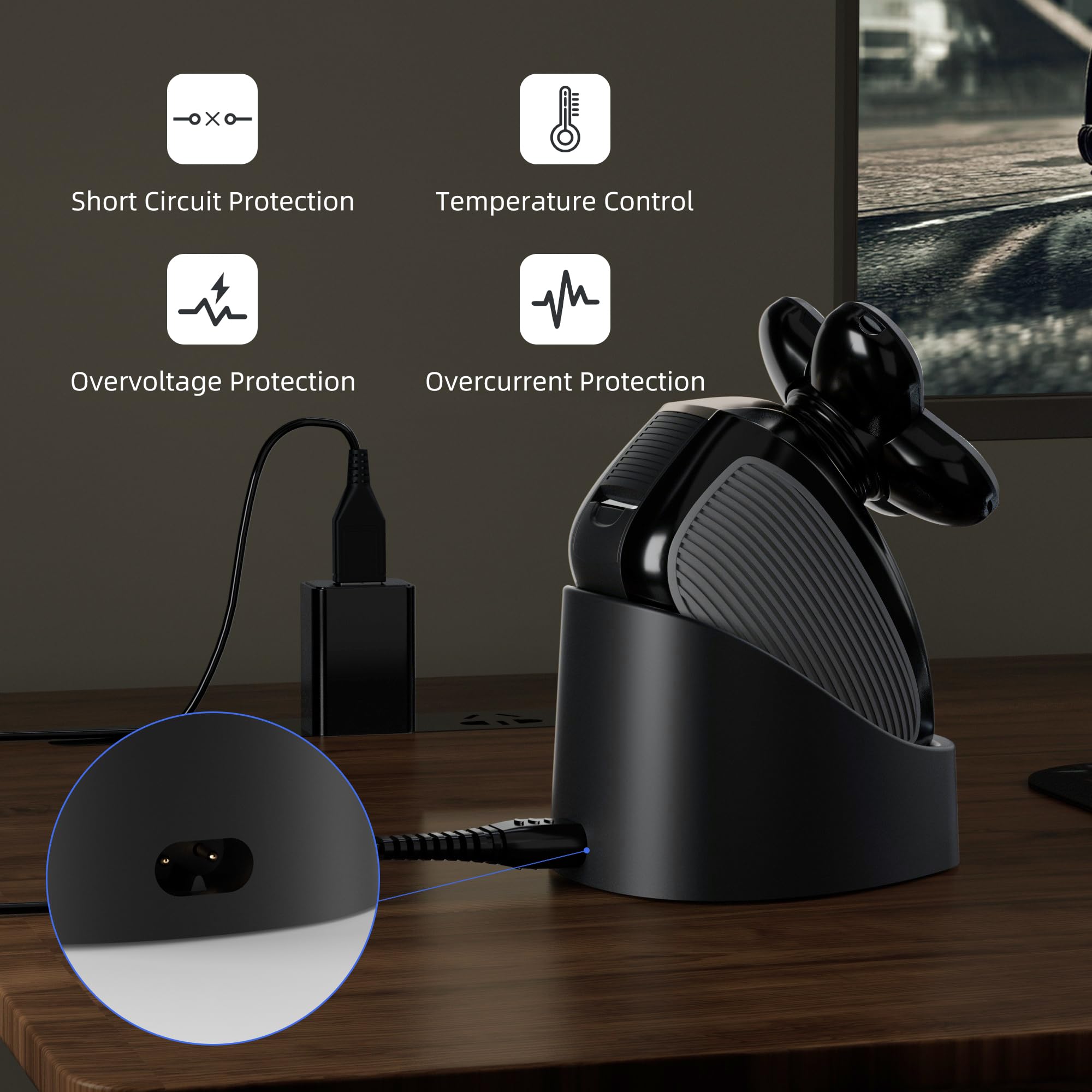 OatXtorpor dock next to hand to show compact size for travel and storage