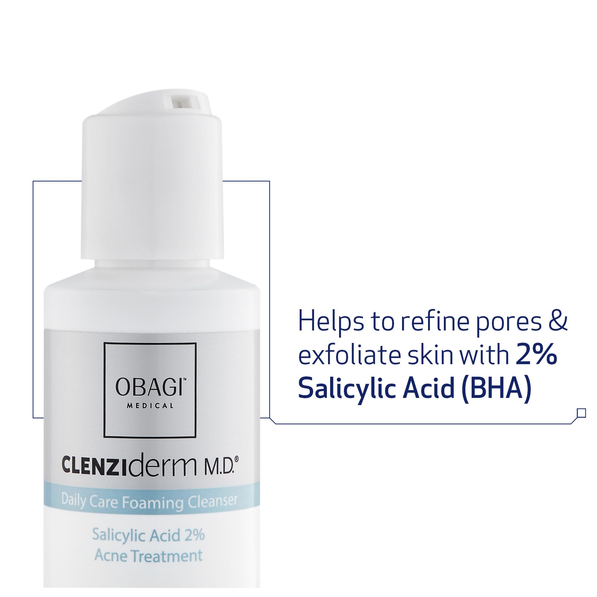 Obagi BHA toner front packaging highlighting salicylic acid benefit