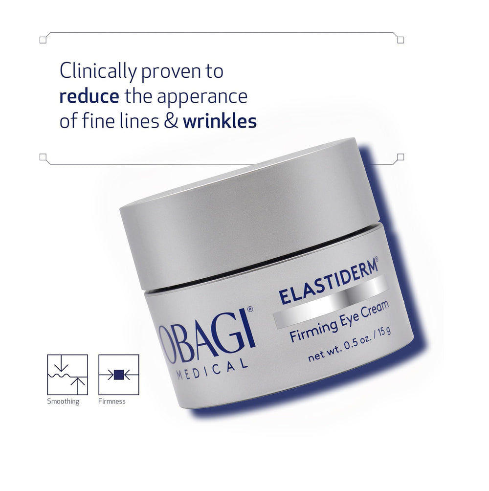 Obagi Medical hand applying cream to eye area demonstrating gentle tap technique