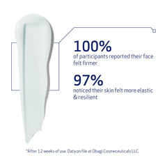 Obagi Medical serum texture close-up showing lightweight absorbent consistency