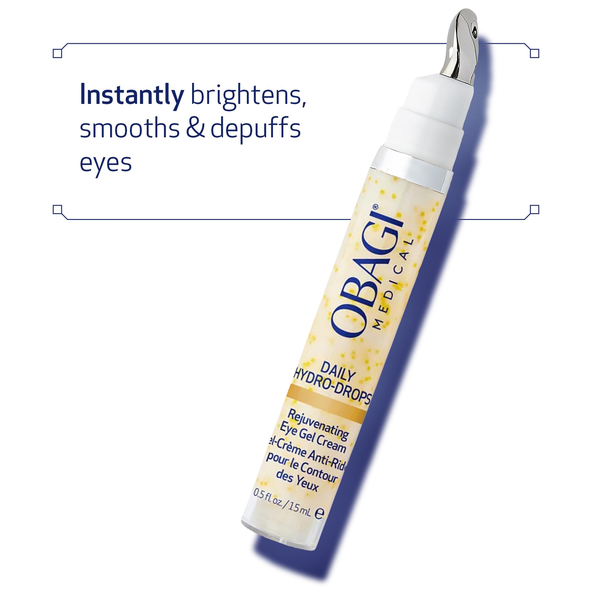 Obagi Medical gel texture on fingertip showing lightweight hydrating benefit