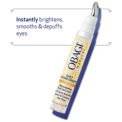 Obagi Medical gel texture on fingertip showing lightweight hydrating benefit