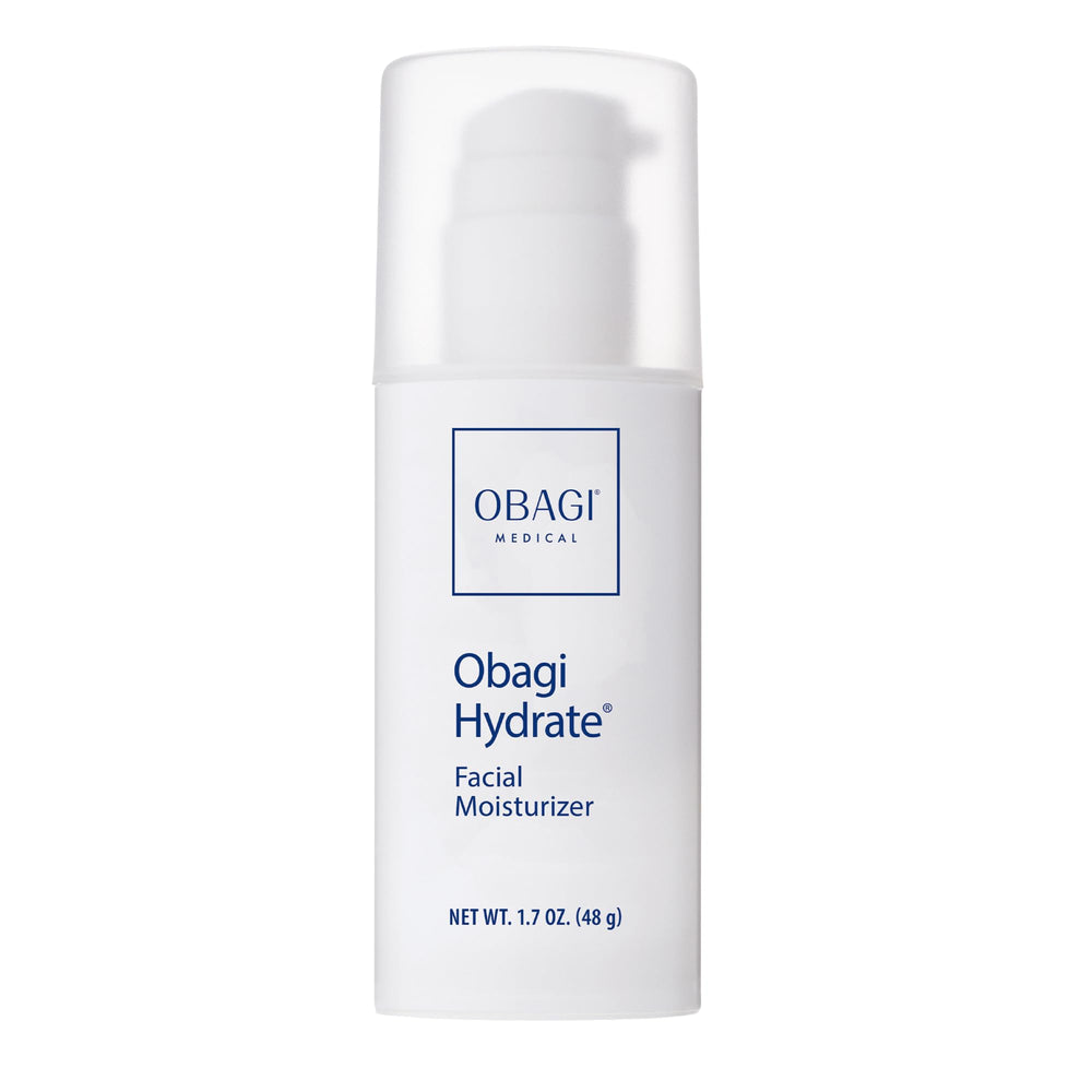 Obagi Hydrate front packaging showing jar and label for clear identification and trust
