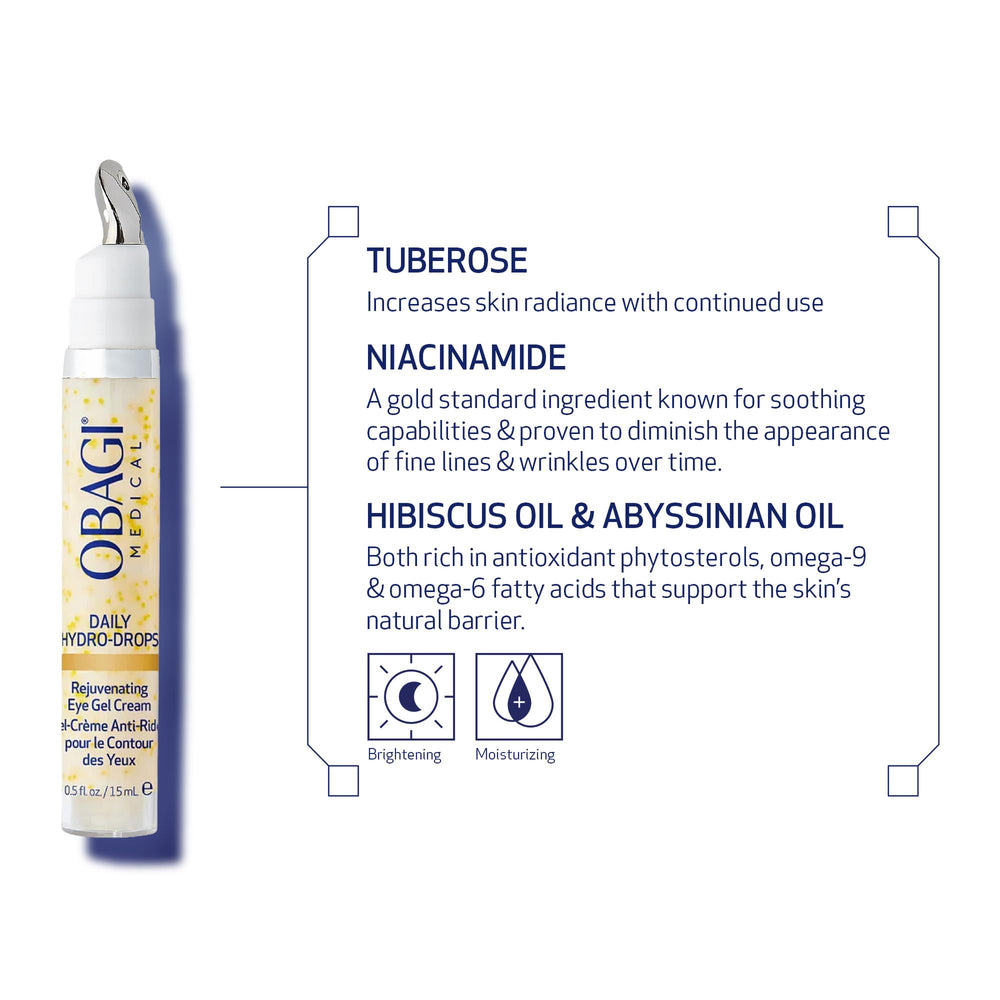 Obagi Medical gel on bathroom counter illustrating daily routine convenience benefit