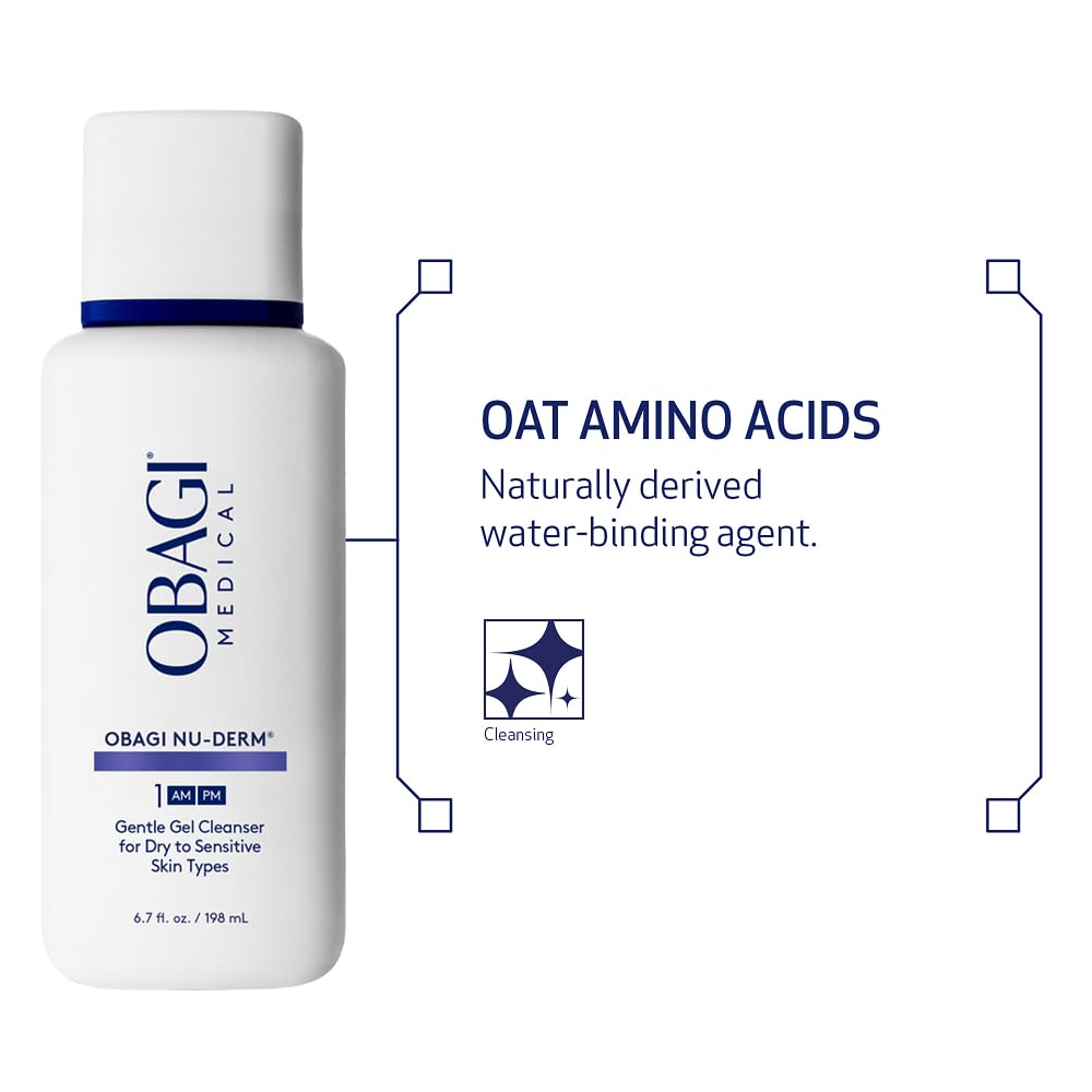 Obagi Medical cleanser in bathroom routine illustrating daily use and convenience
