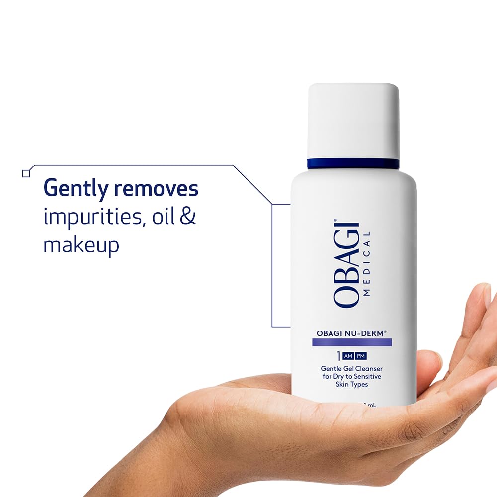 Obagi Medical gentle cleanser texture close-up showing mild lather and softness