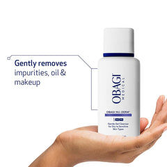 Obagi Medical gentle cleanser texture close-up showing mild lather and softness
