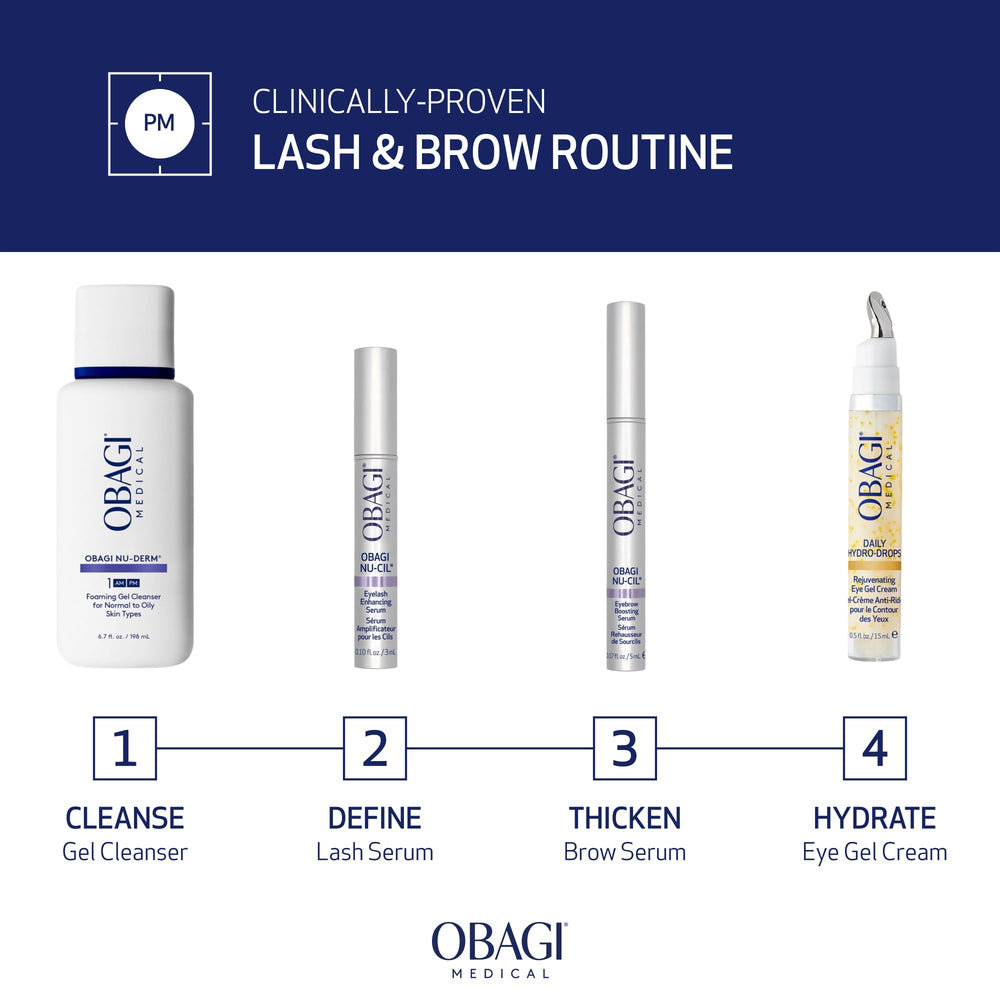 Obagi Nu-Cil bottle next to ruler for scale, compact travel-friendly benefit