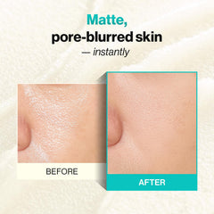 OBgE application on cheek demonstrating easy on-the-go reapplication