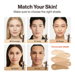 OBgE creamy stick texture close-up demonstrating smooth, buildable coverage