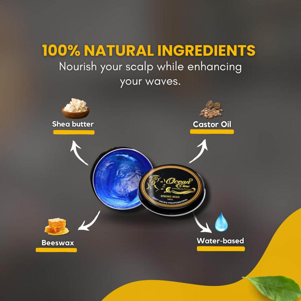 Applying Ocean View Deep Waves Pomade to short hair for better wave formation