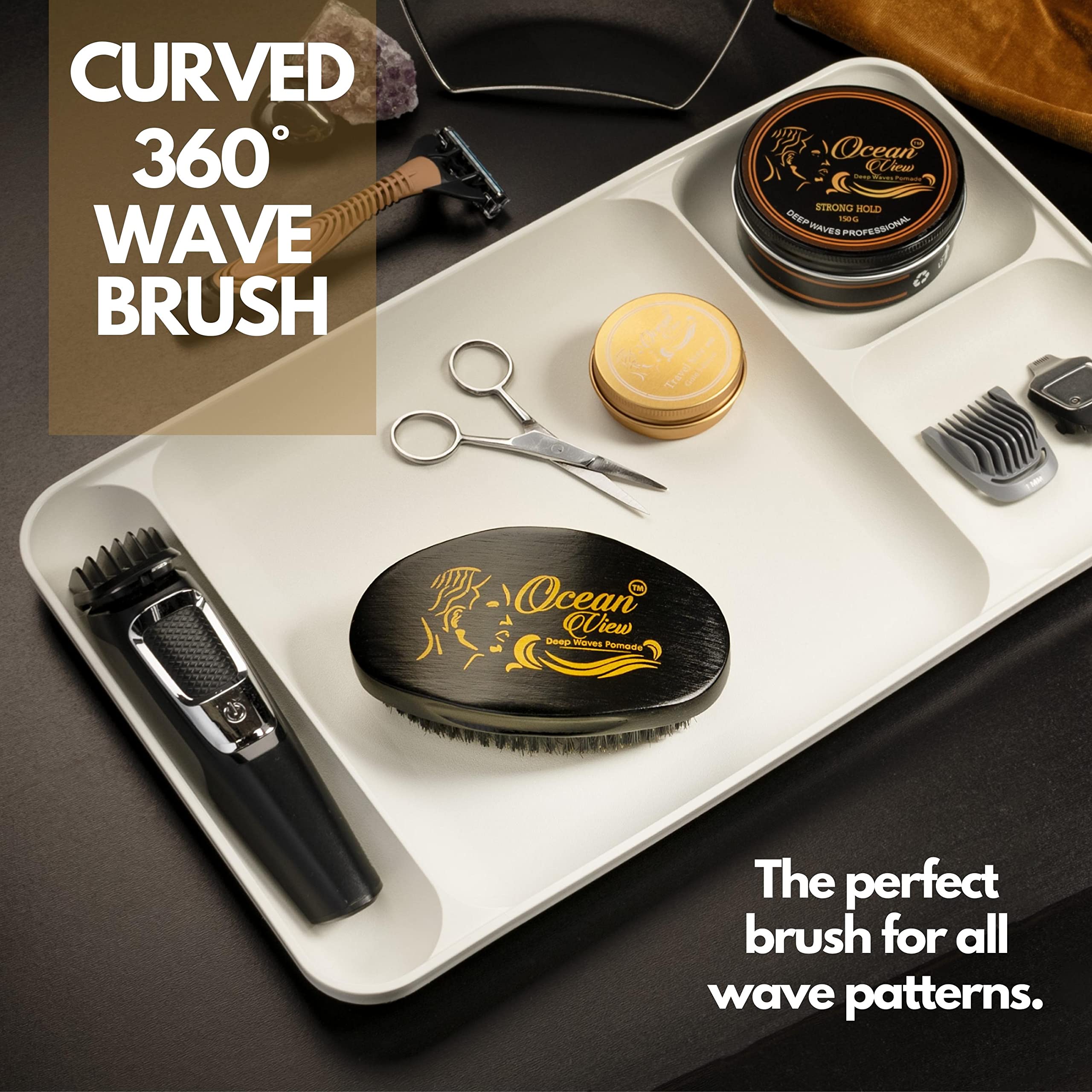 Ocean View bristle texture detail showing firmness and even teeth for wave formation