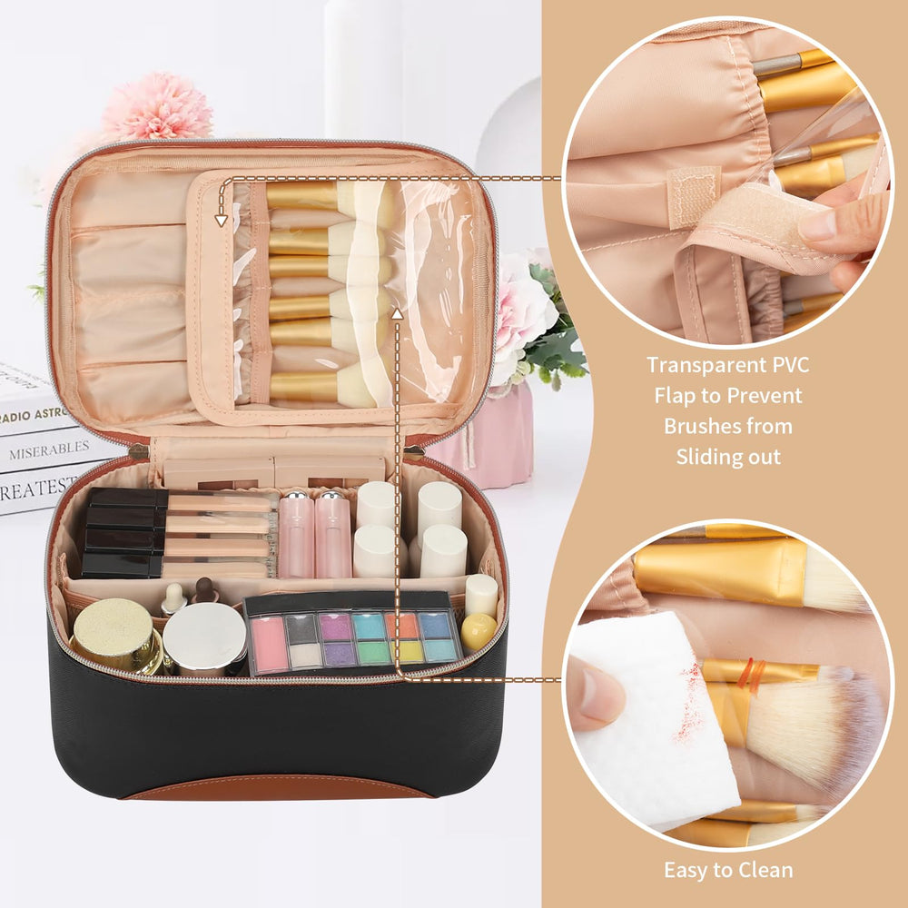 OCHEAL lid brush holder detail keeps brushes upright and protected