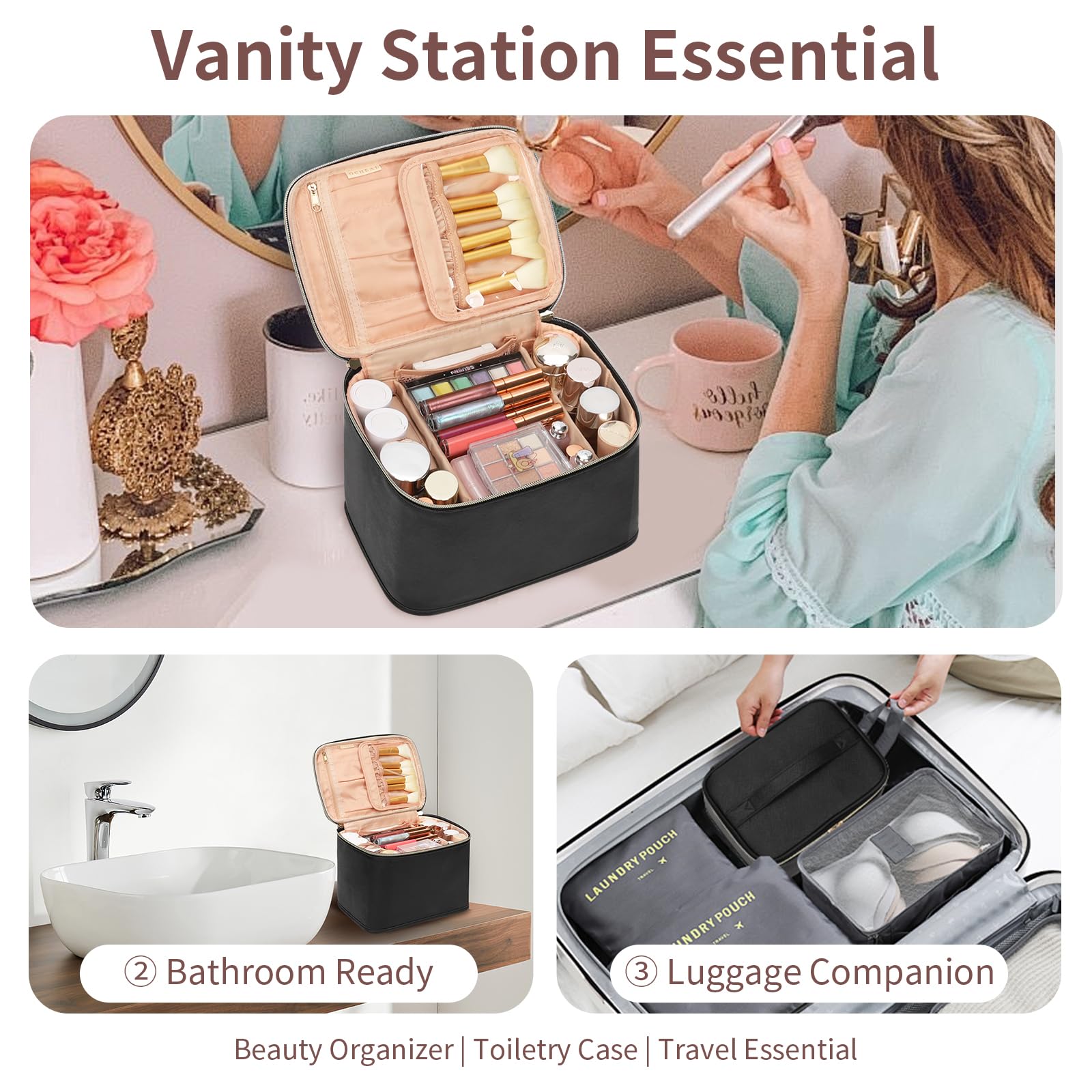 OCHEAL on bathroom counter in lifestyle setting illustrating daily convenience