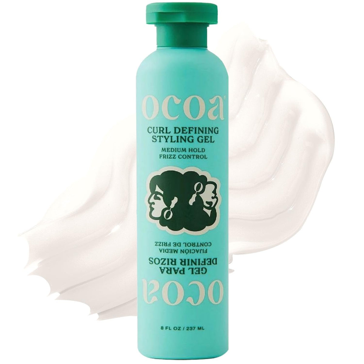 OCOA front packaging showing product and benefit of curl definition