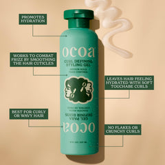 OCOA open cap texture demonstrating smooth gel consistency benefit