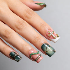 OCOUYVD close-up of 3D silver embossed floral texture for lasting detail