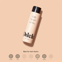 Top of Odele bottle with flip cap demonstrating controlled dispensing benefit