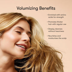 Odele shampoo lather in hand demonstrating gentle deep cleaning benefit
