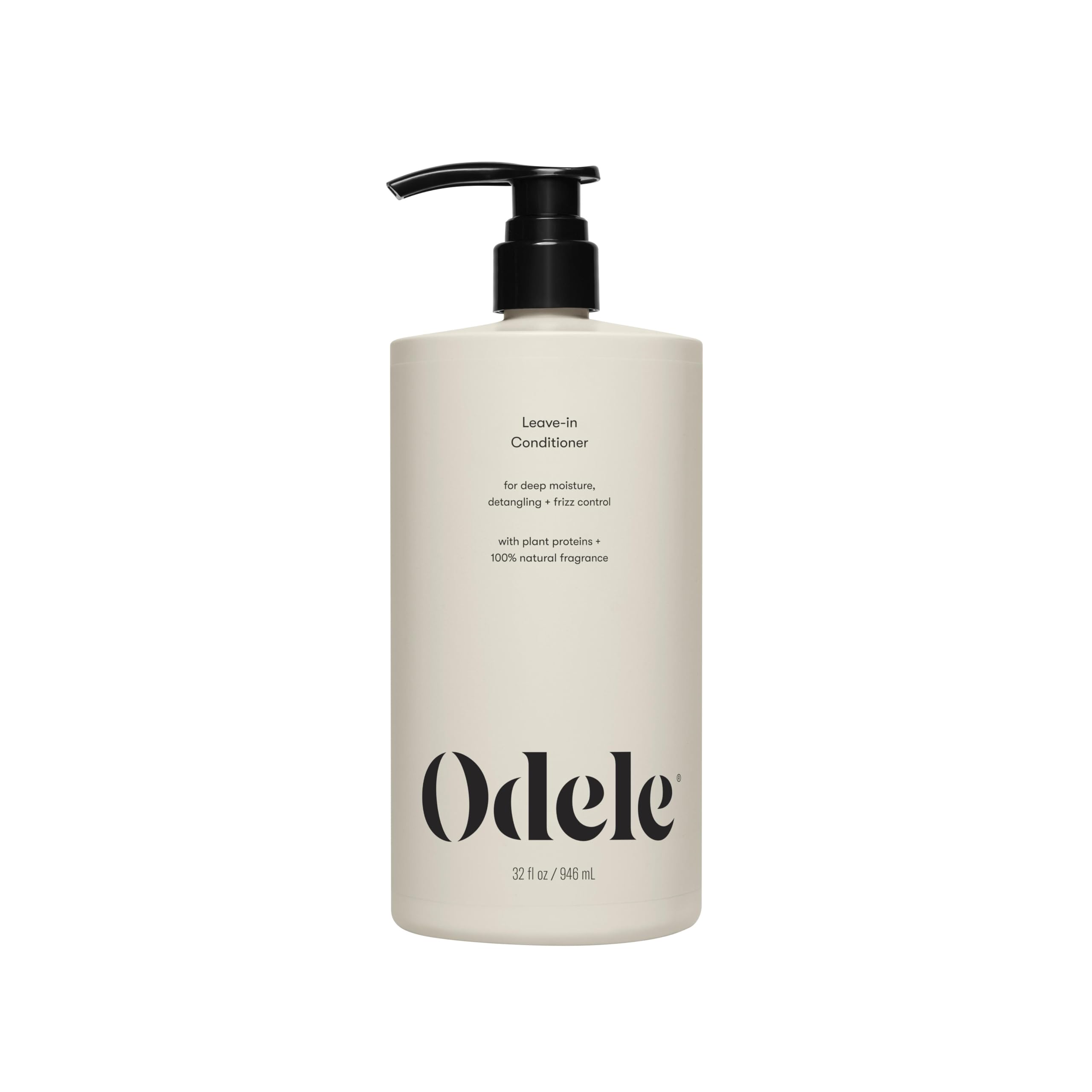 Odele front packaging 32 oz bottle showing clean leave-in design and convenience