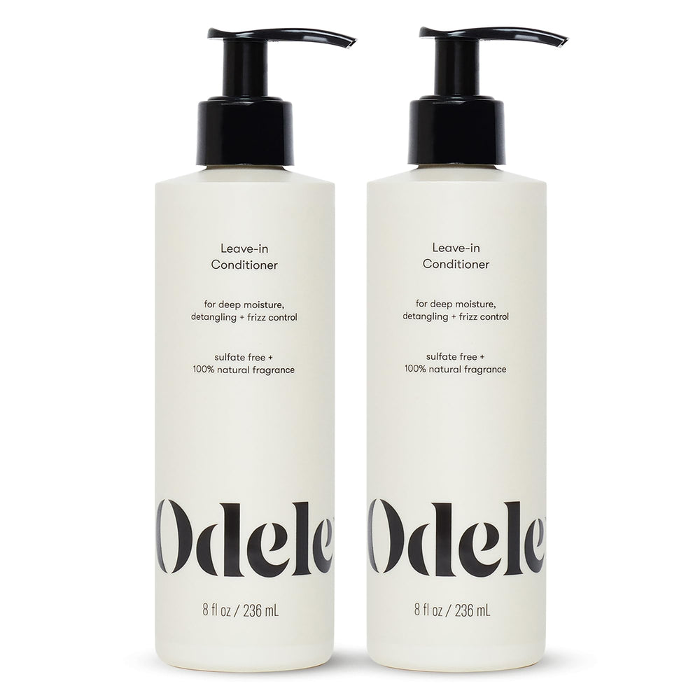 Odele leave-in conditioner front packaging showing product and benefits