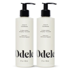 Odele leave-in conditioner front packaging showing product and benefits