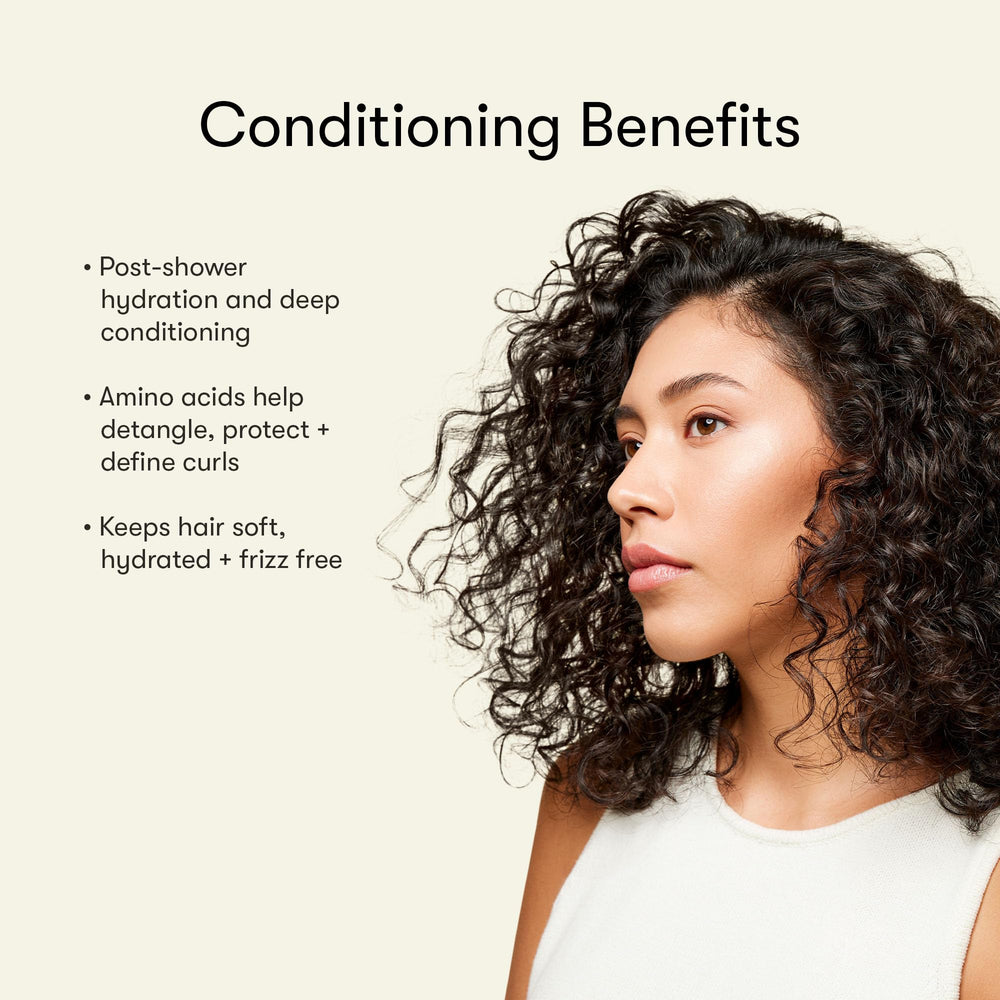 Odele leave-in ingredient list close-up highlighting amino acids benefit