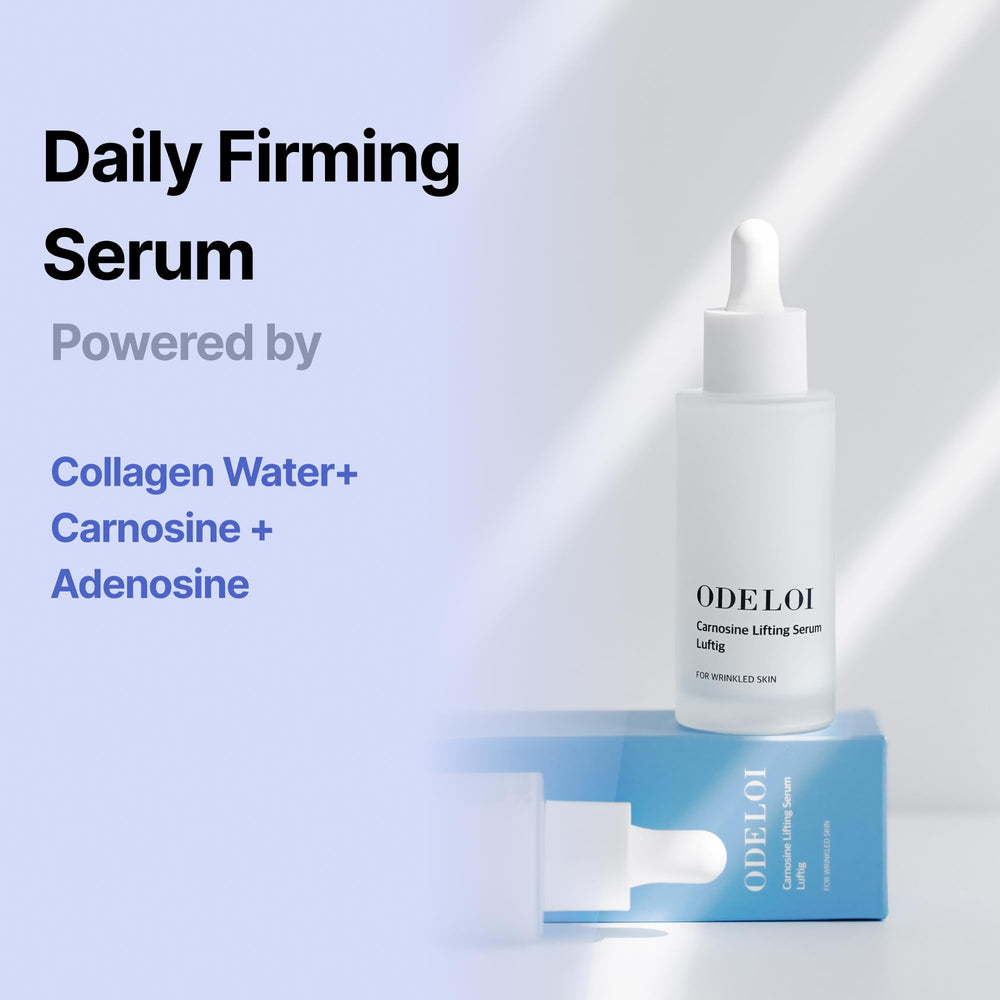 ODELOI pump dispensing serum illustrating precise control and minimal waste