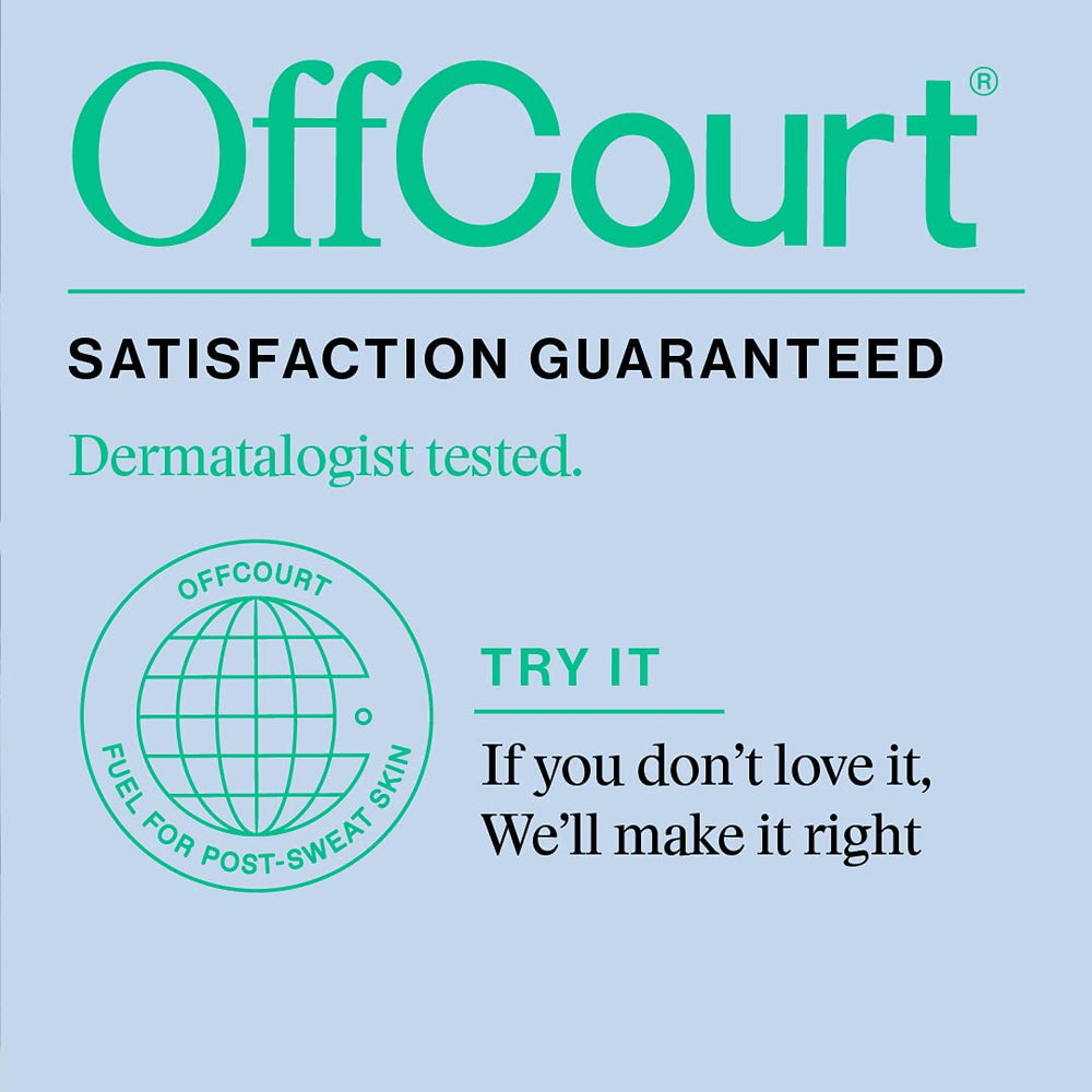 Visual of citrus and driftwood notes representing OffCourt's balanced fragrance