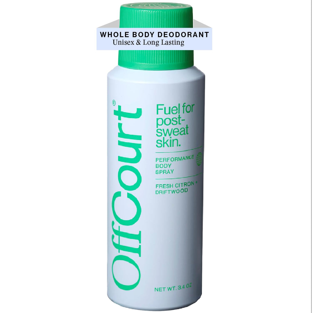 OffCourt front packaging showing Fresh Citron & Driftwood for confident freshness