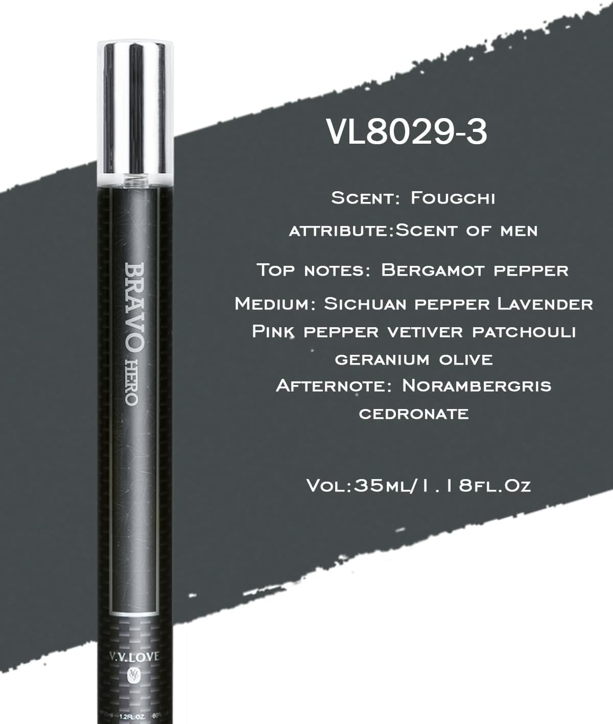 OFUN hand holding 35ml bottle to show compact size and convenience