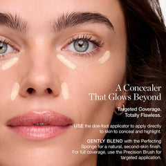 Ogee concealer applicator close-up demonstrating easy targeted application
