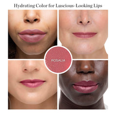 Ogee ROSALIA applicator closeup highlighting solid stick that melts for smooth application