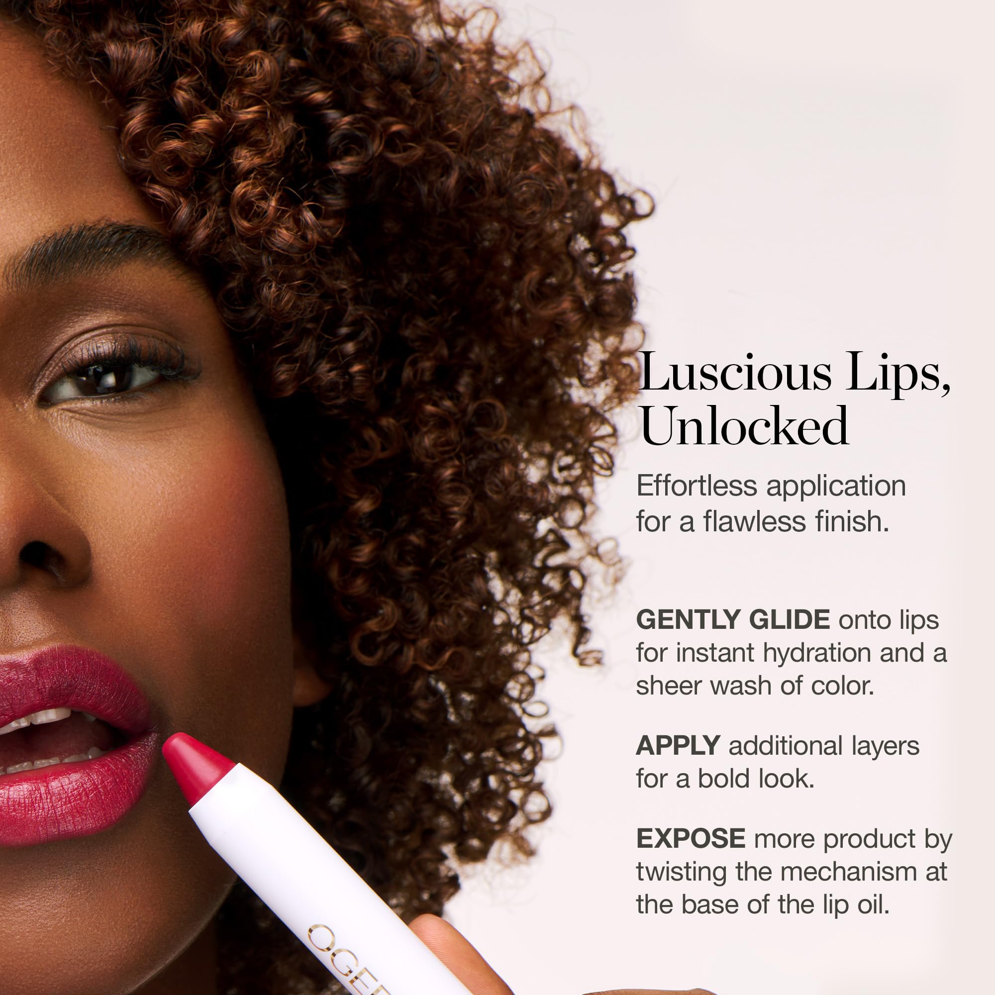 Ogee ROSALIA with coconut and jojoba to emphasize organic oils and deep hydration