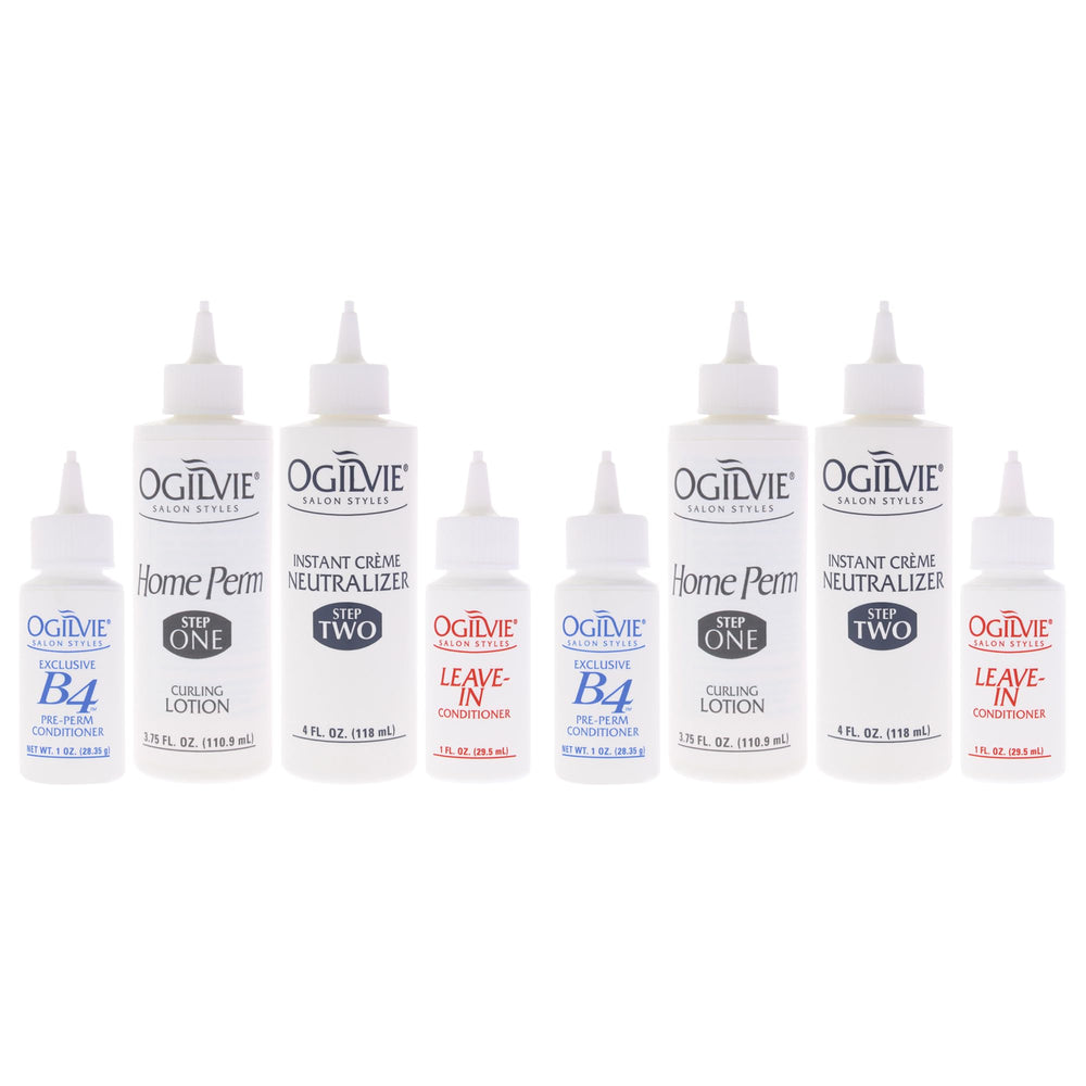 OGILVIE waving lotion bottle close-up highlighting conditioning benefit