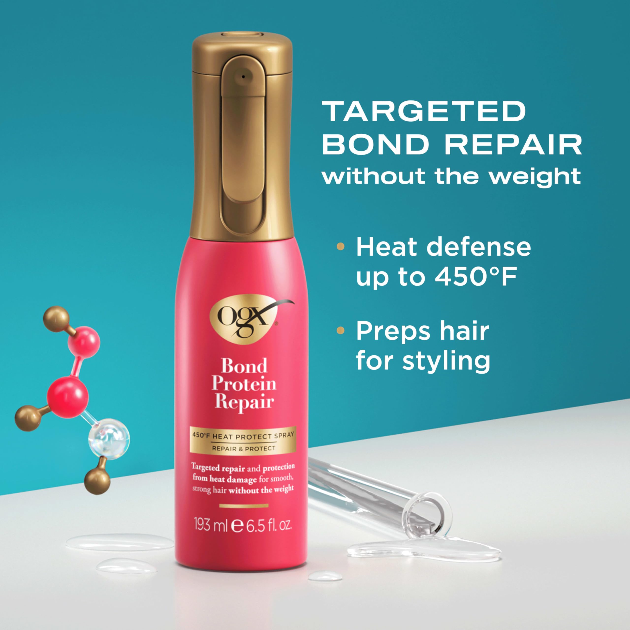 OGX conditioner creamy detail showing moisturizing and detangling benefit