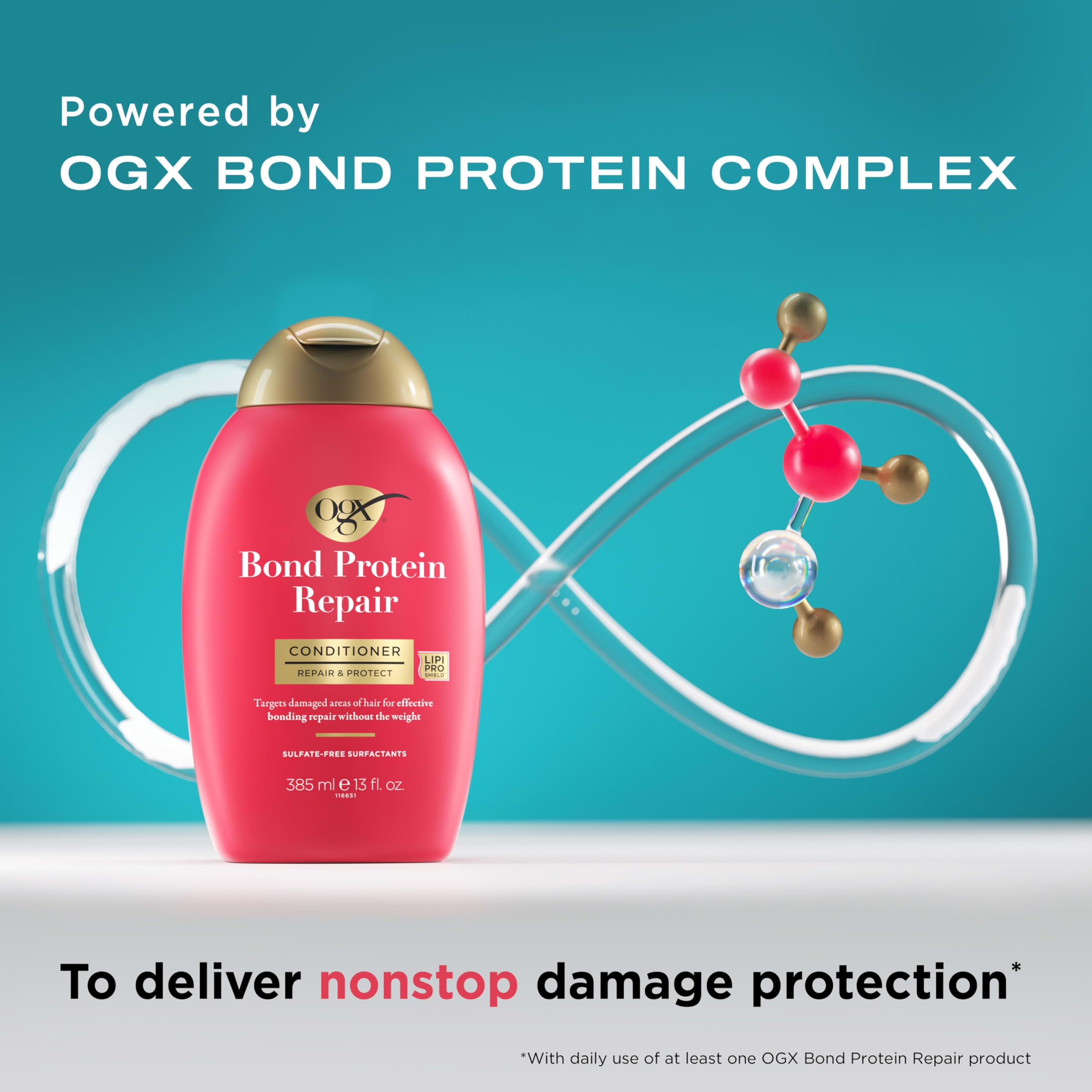 OGX shampoo texture close-up illustrating gentle lather and cleansing