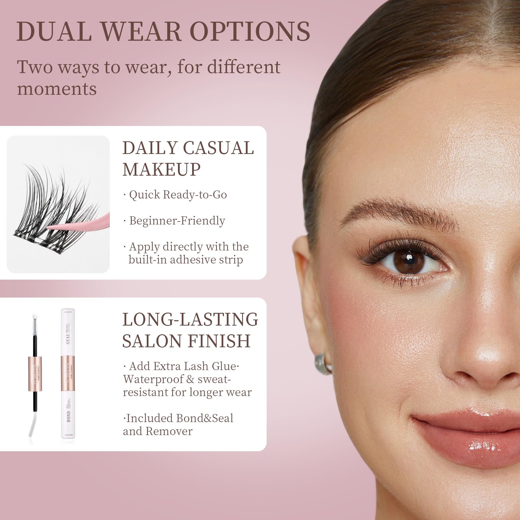 O'HELEN tweezer applying a cluster for fast no-glue placement benefit