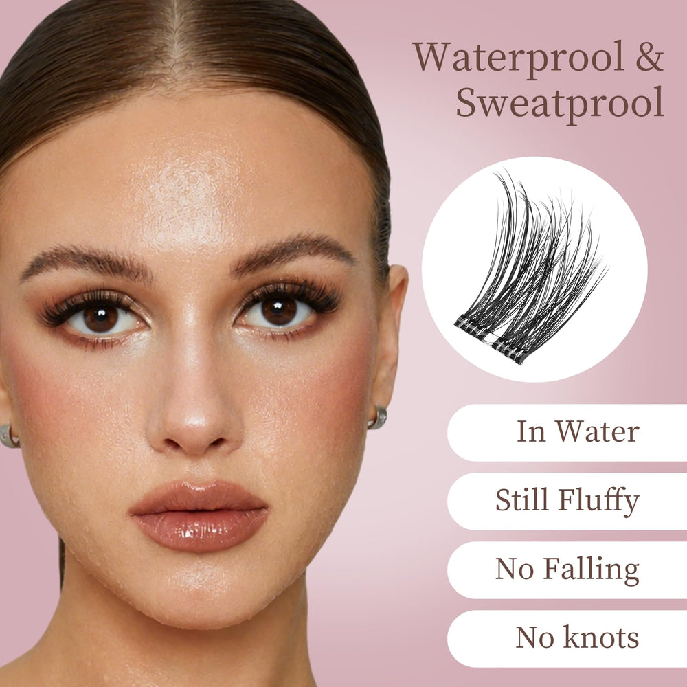 O'HELEN clear band close-up highlighting invisible 0.5mm band blending
