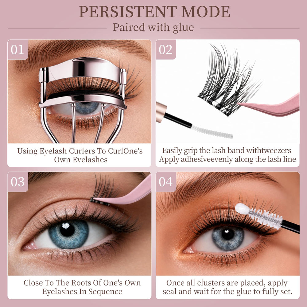 O'HELEN assorted 8 10 12 14mm clusters showing styling length options