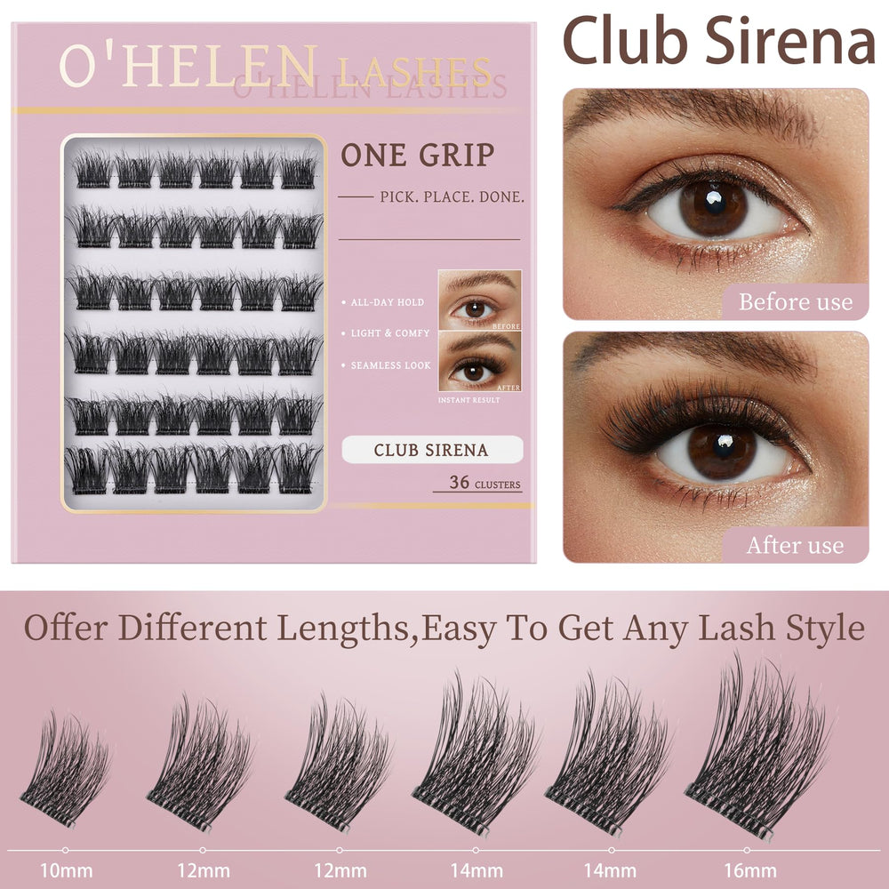 O'HELEN open tray with 72 clusters visible for easy customization