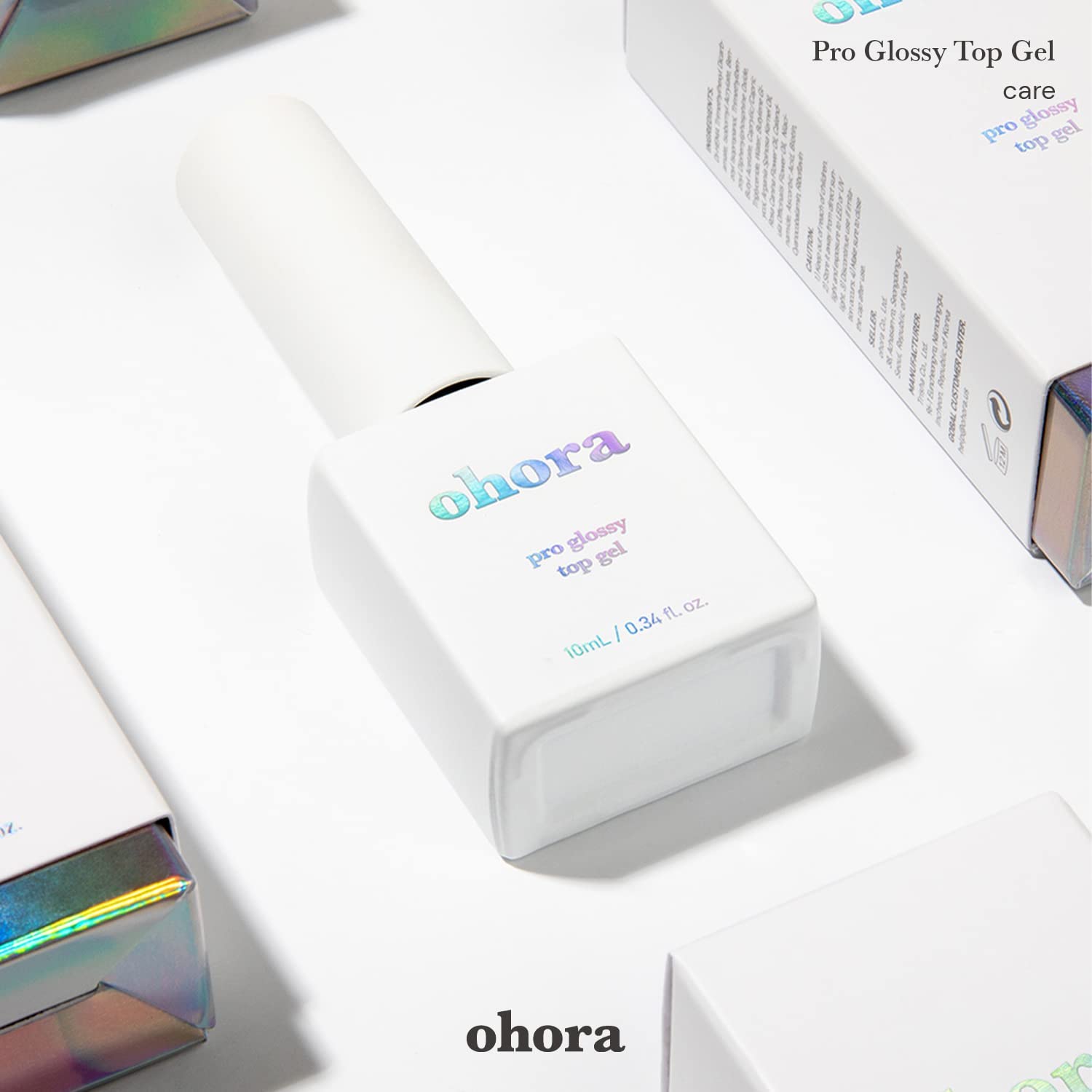 ohora before and after showing improved nail texture and appearance benefit
