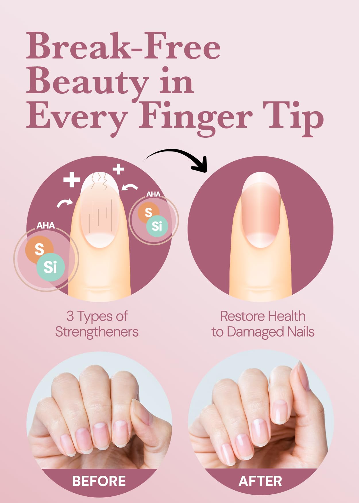 ohora finished cured nails showing glossy durable manicure