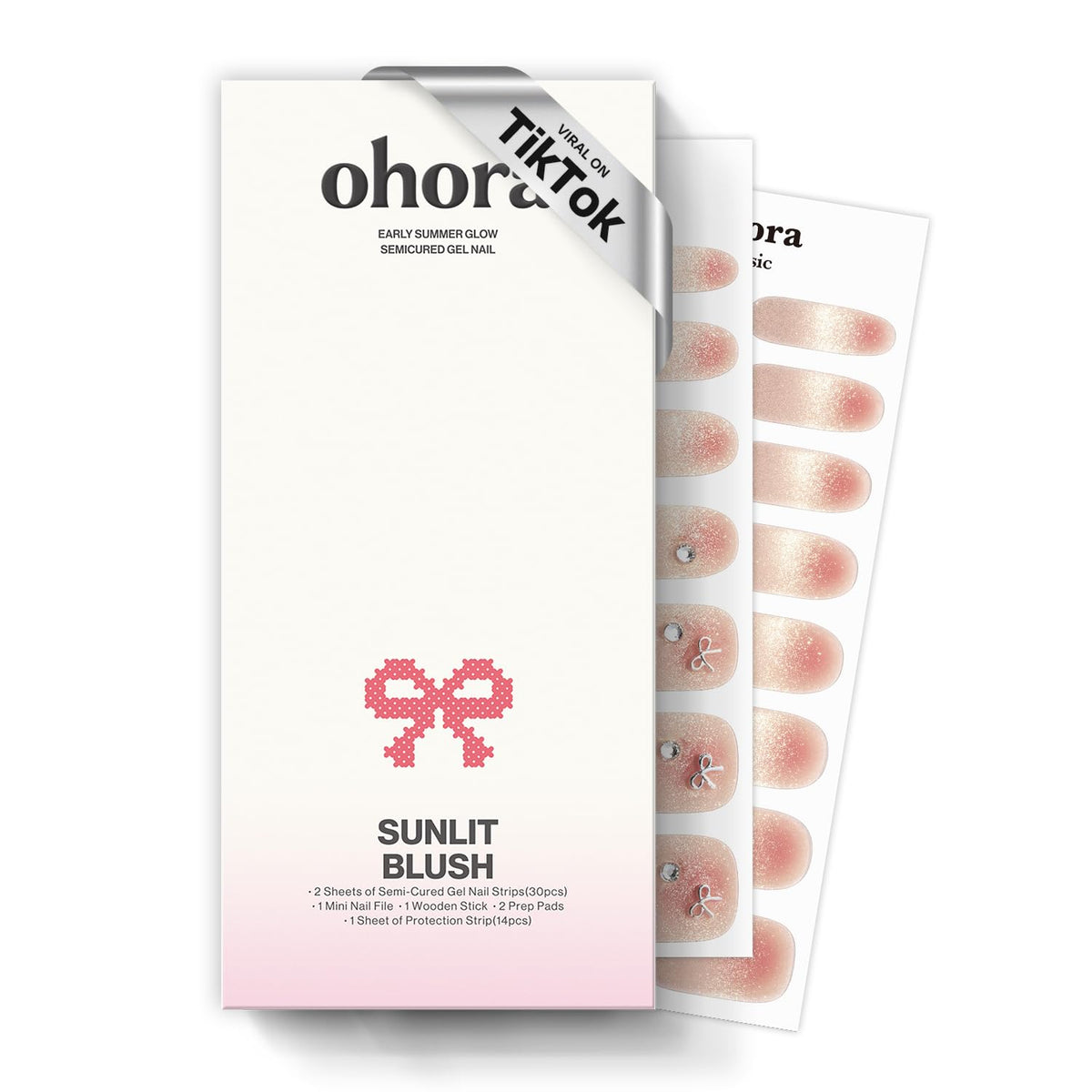 ohora front box N Sunlit Blush shows kit and neat packaging benefit quick start