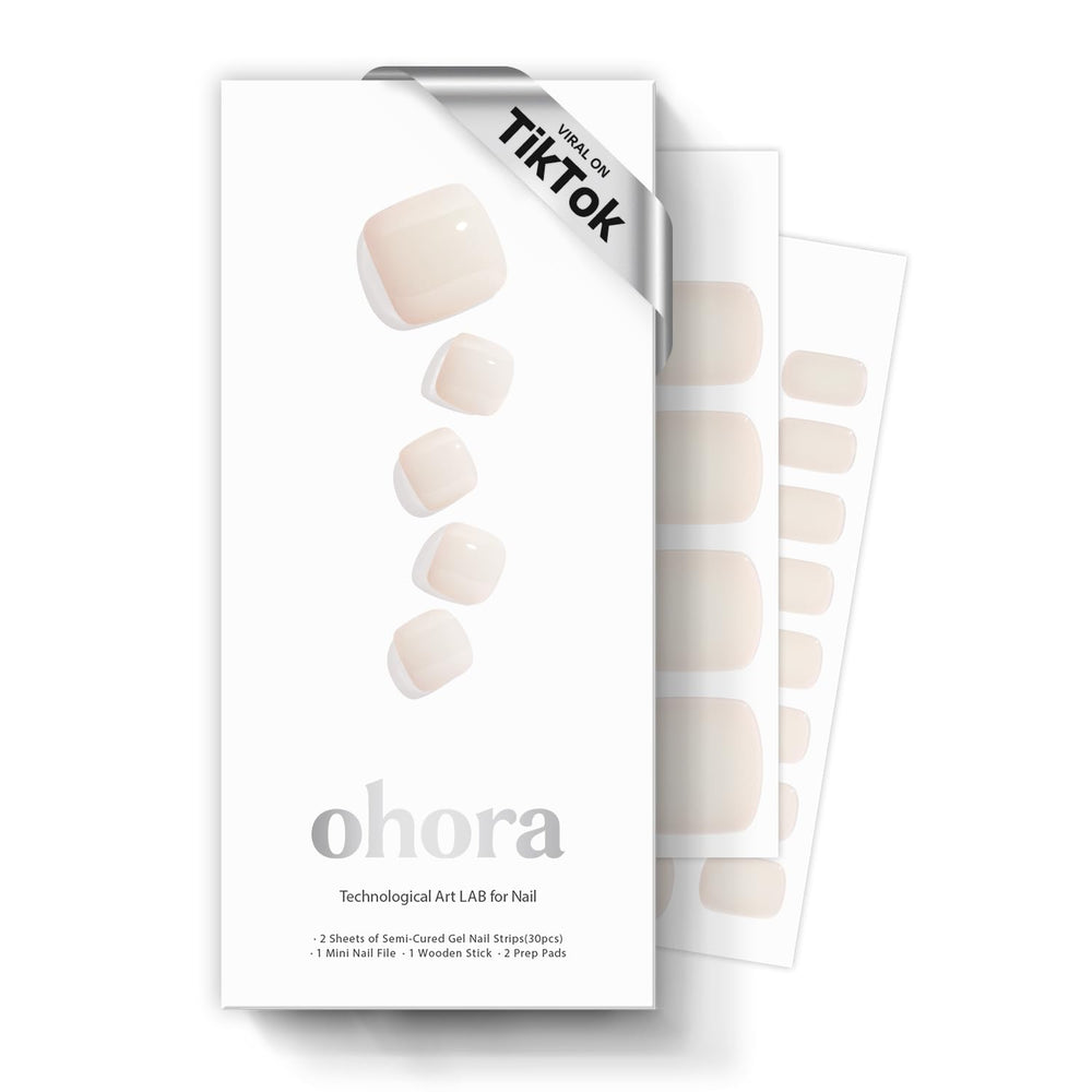 ohora front packaging showing product and benefits for quick pedicures