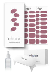 ohora front packaging showing starter kit contents and easy application benefit