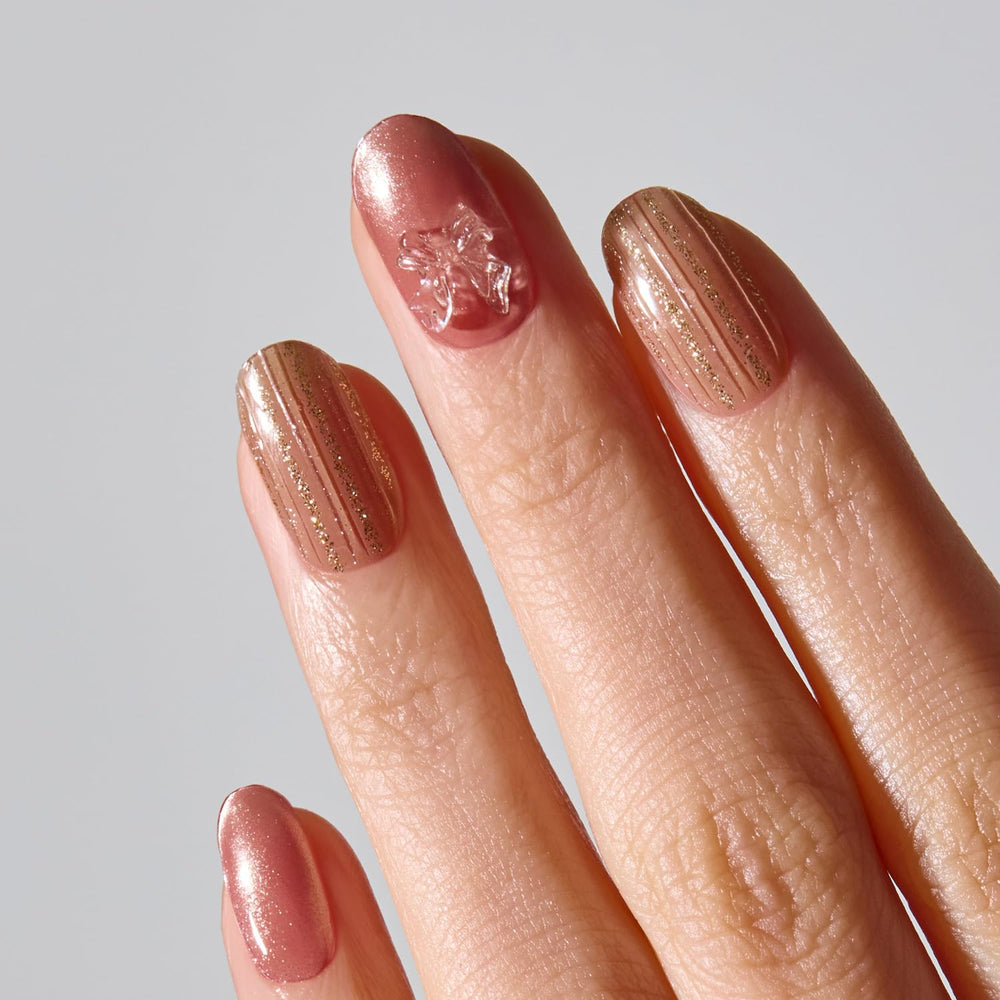 ohora close-up of strip texture showing flexible semi-cured gel
