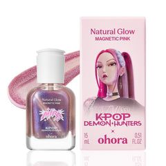 ohora MIRA front packaging showing bottle and vibrant pink cat-eye finish