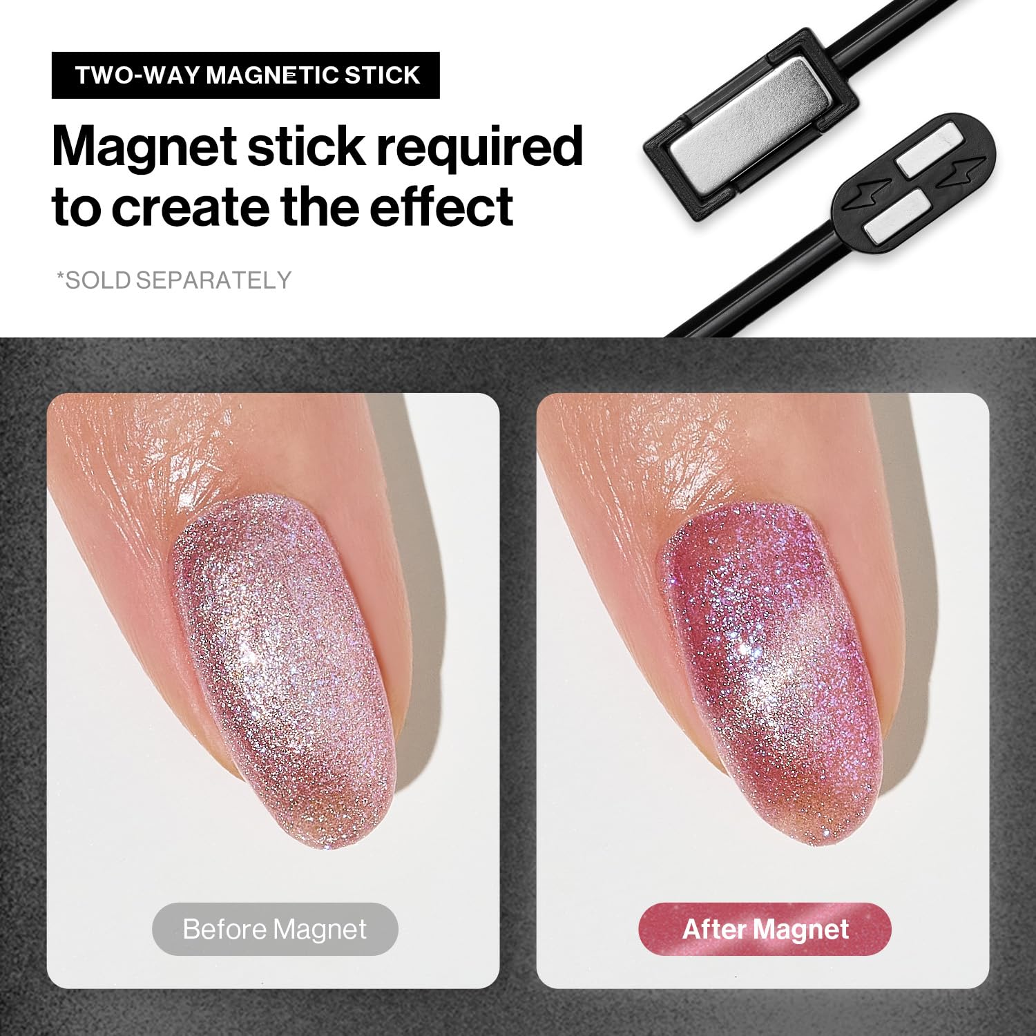 ohora MIRA polish texture swatch illustrating glossy, dimensional surface